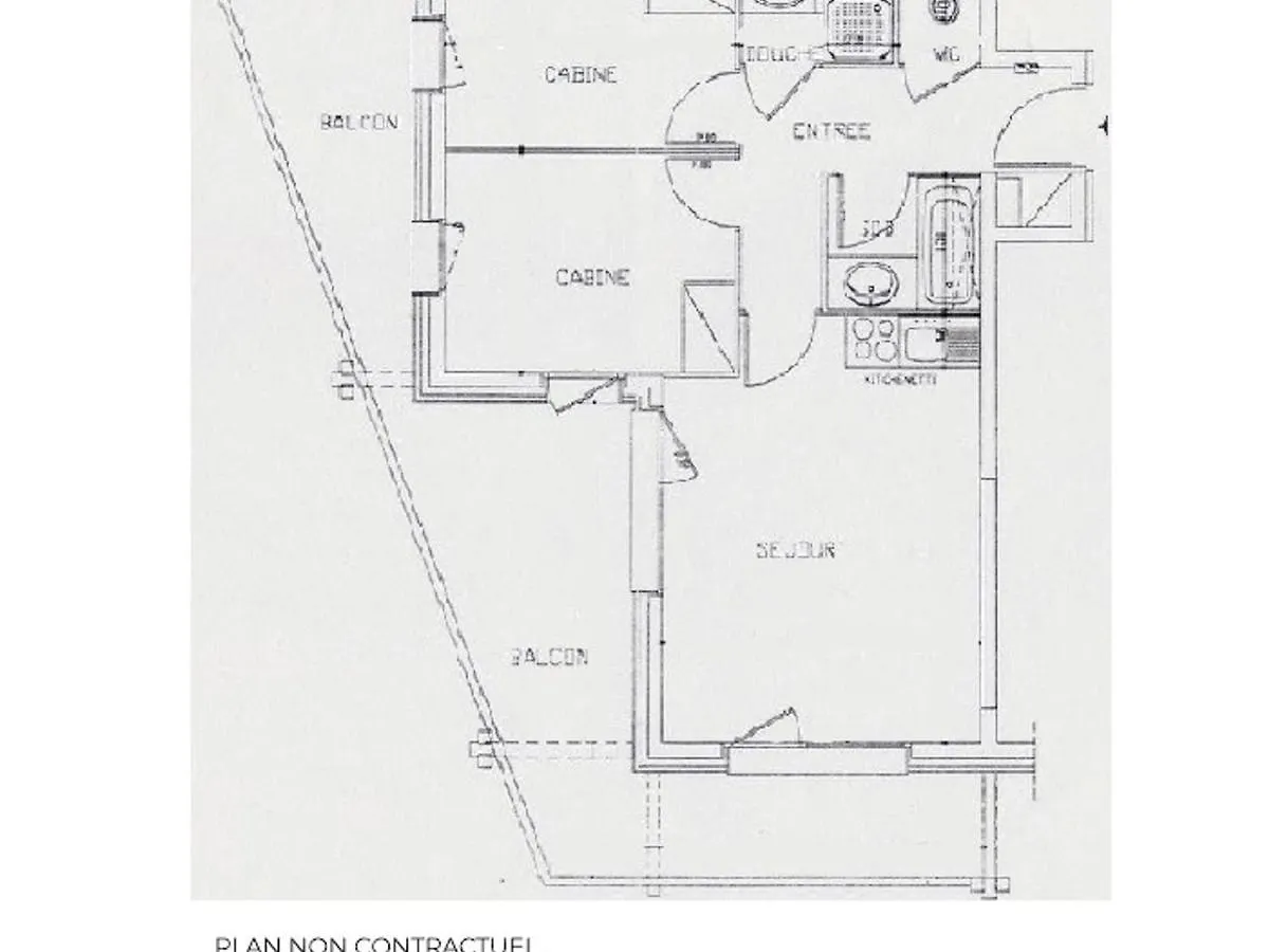 Appartement 2 Chambres, Balcon Sud-Ouest, Les Menuires - Fr-1-452-235 Saint-Martin-de-Belleville Apartment
